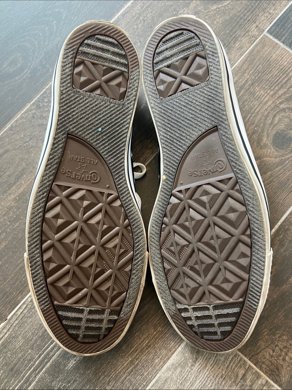 Converse Black Low-Top Canvas Sneakers with White Accents - Picture 2 of 4
